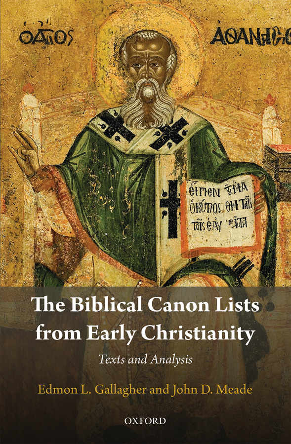 The Biblical Canon Lists From Early Christianity