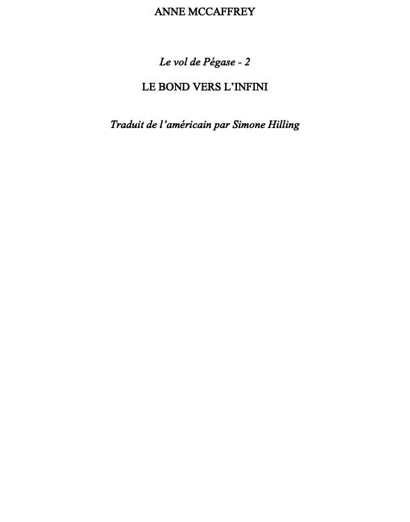 Le bond vers l'infini