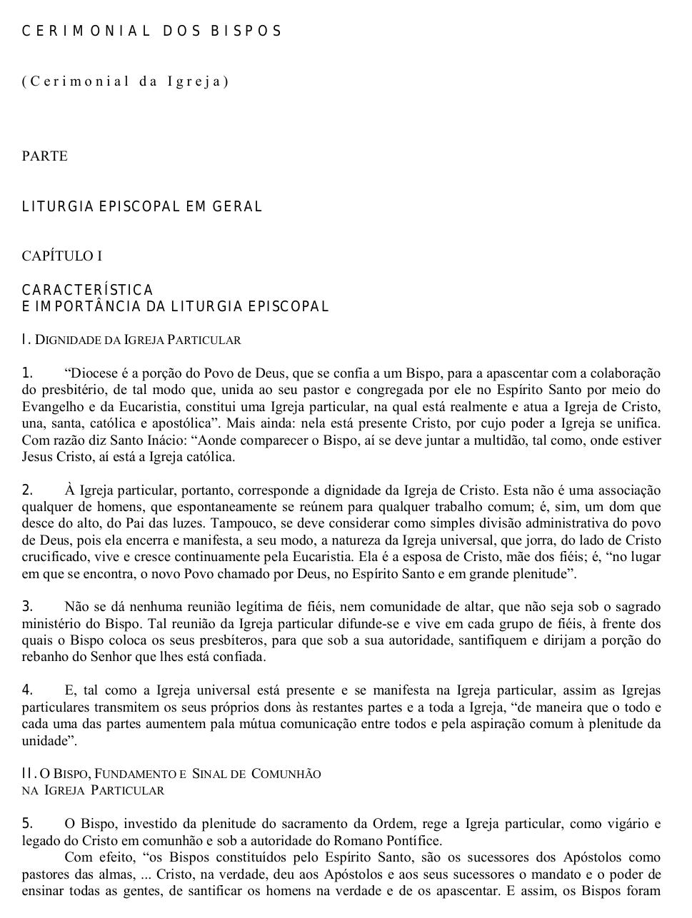 Cerimonial dos Bispos