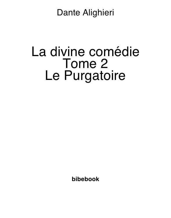 La divine comédie [02] – Le Purgatoire