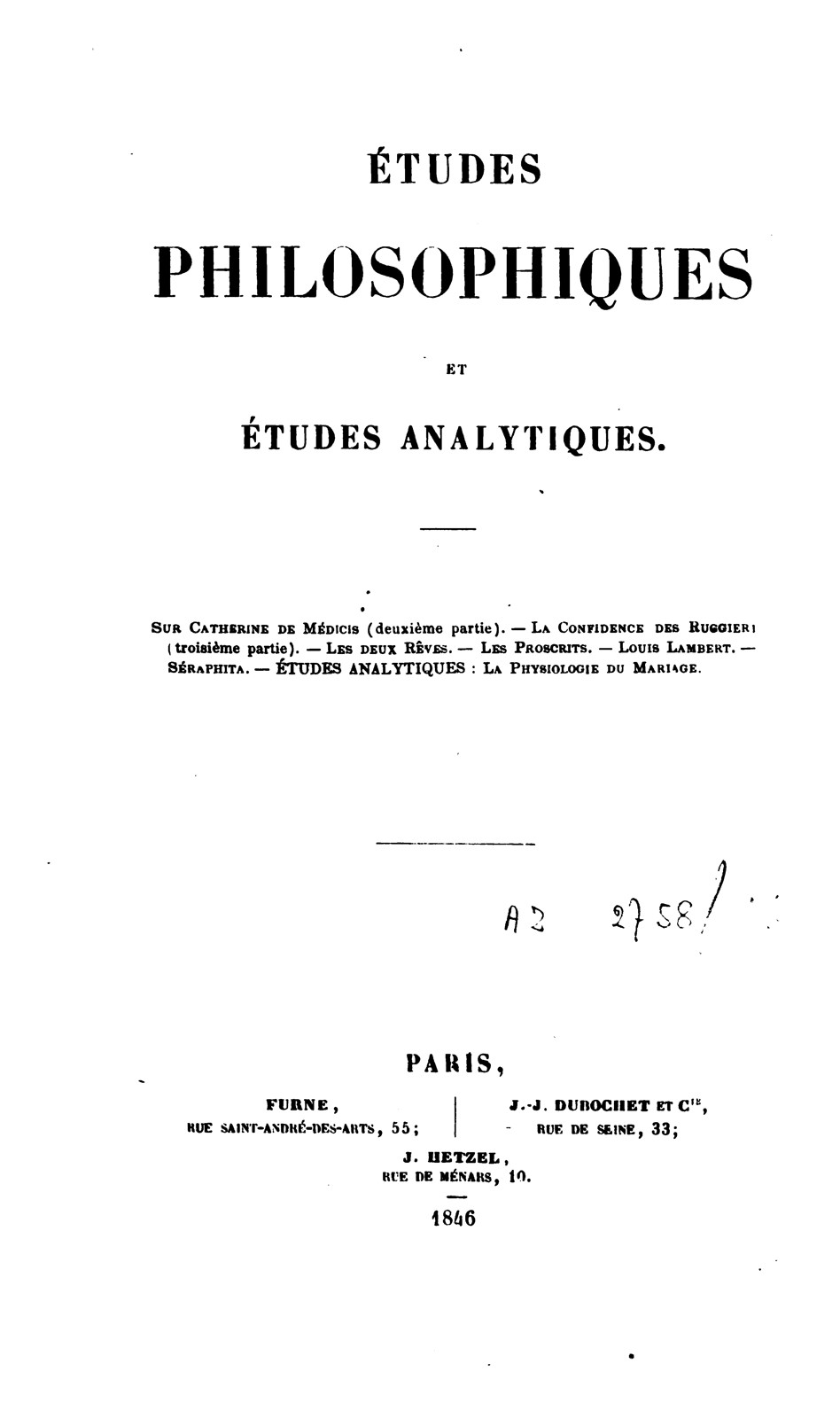 Physiologie du mariage