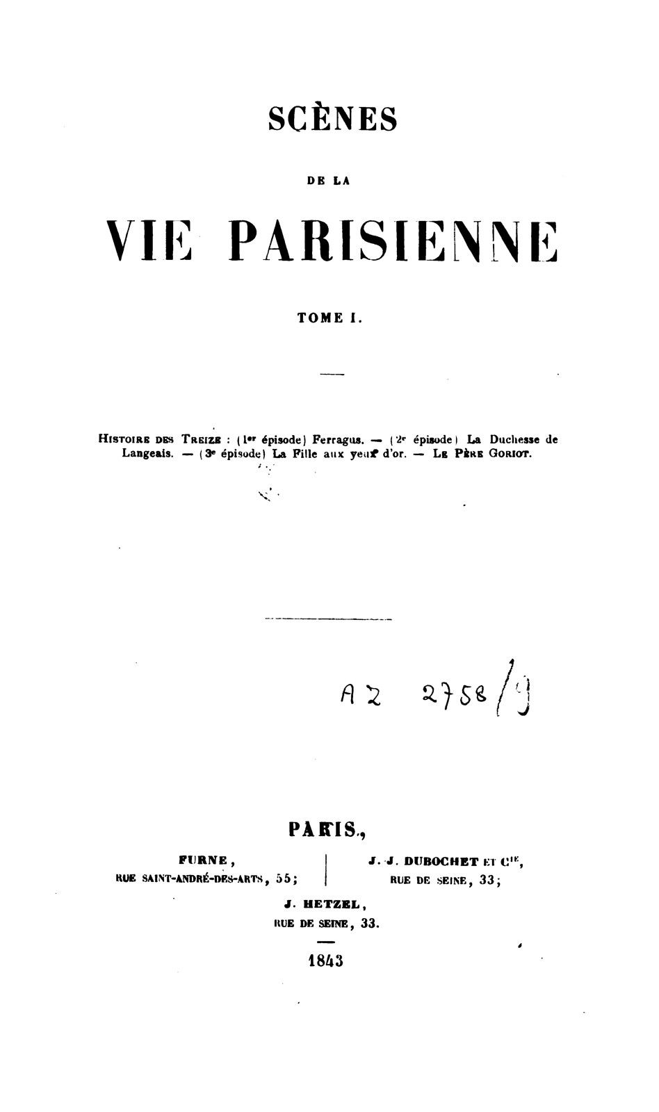 La fille aux yeux d’or